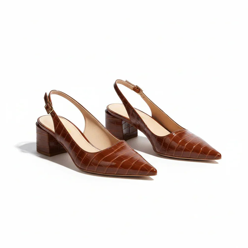 Charlotte - Women's Pointed Toe Slingback Heels