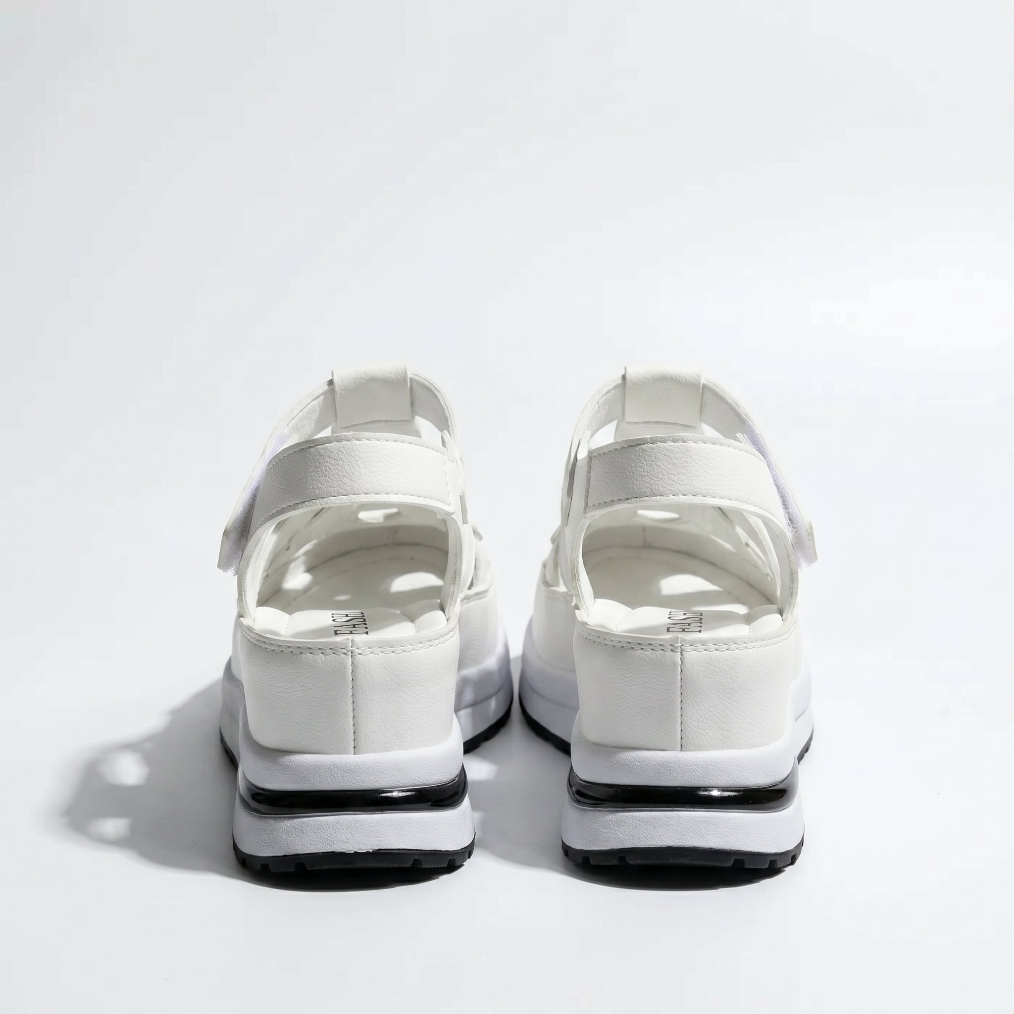 Serena - Women's Platform Sandals with Cut-Out Straps