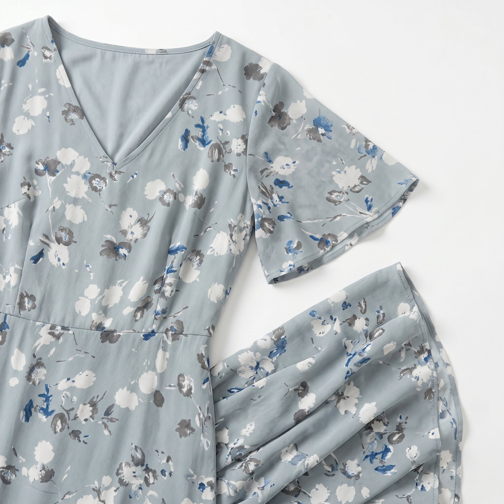 Ava – Women's Summer Floral Print Chiffon Maxi Dress