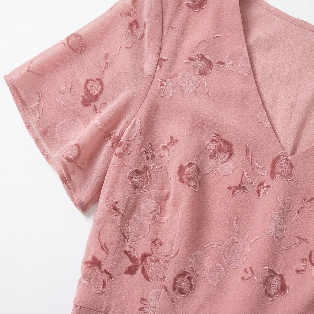 Ava – Women's Summer Floral Print Chiffon Maxi Dress
