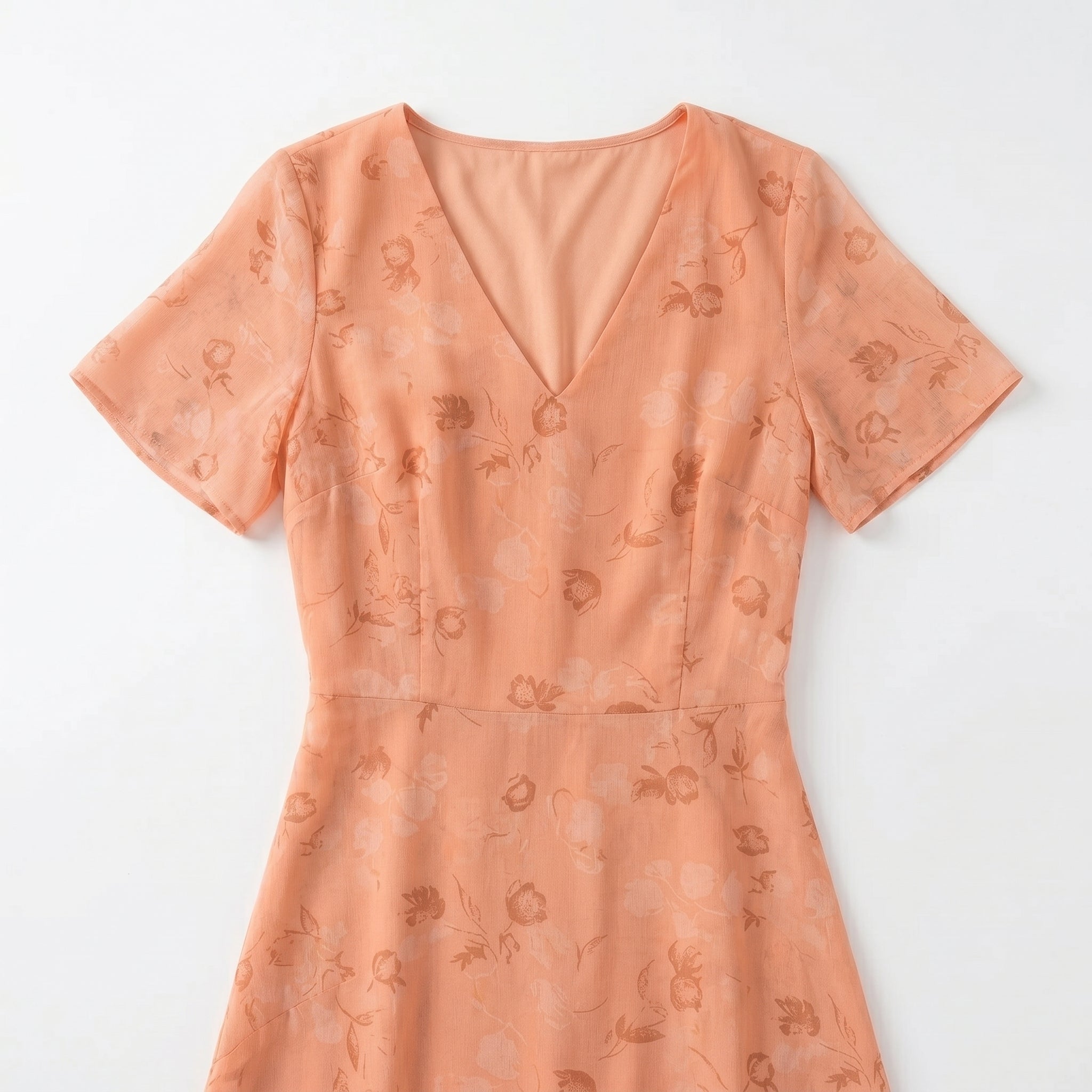 Ava – Women's Summer Floral Print Chiffon Maxi Dress