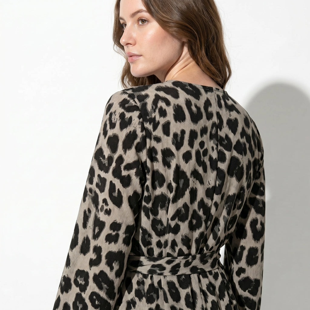 Diana – Women's Casual Wrap Printed Maxi Dress