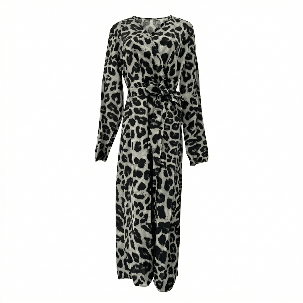 Diana – Women's Casual Wrap Printed Maxi Dress