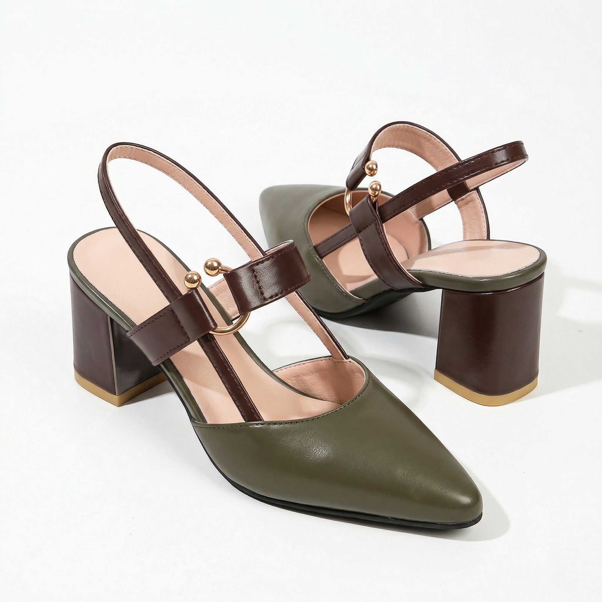 Isabella - Women's Pointed Toe Block Heels