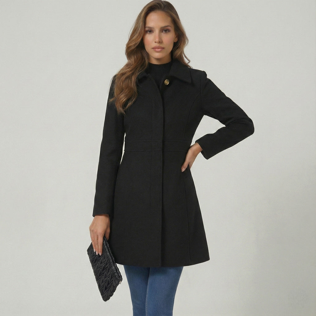 Josephine – Women's Coat with Button Placket