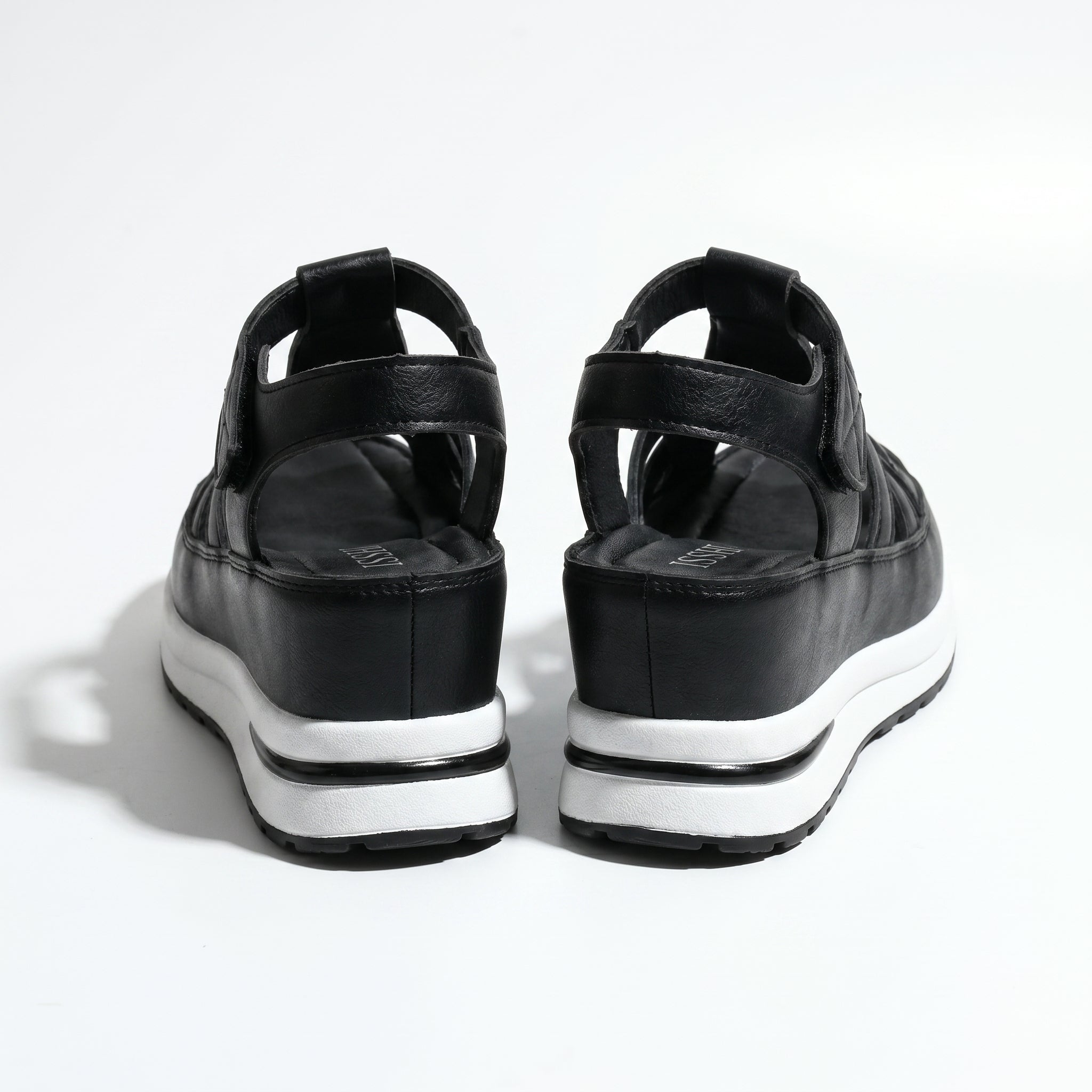 Serena - Women's Platform Sandals with Cut-Out Straps