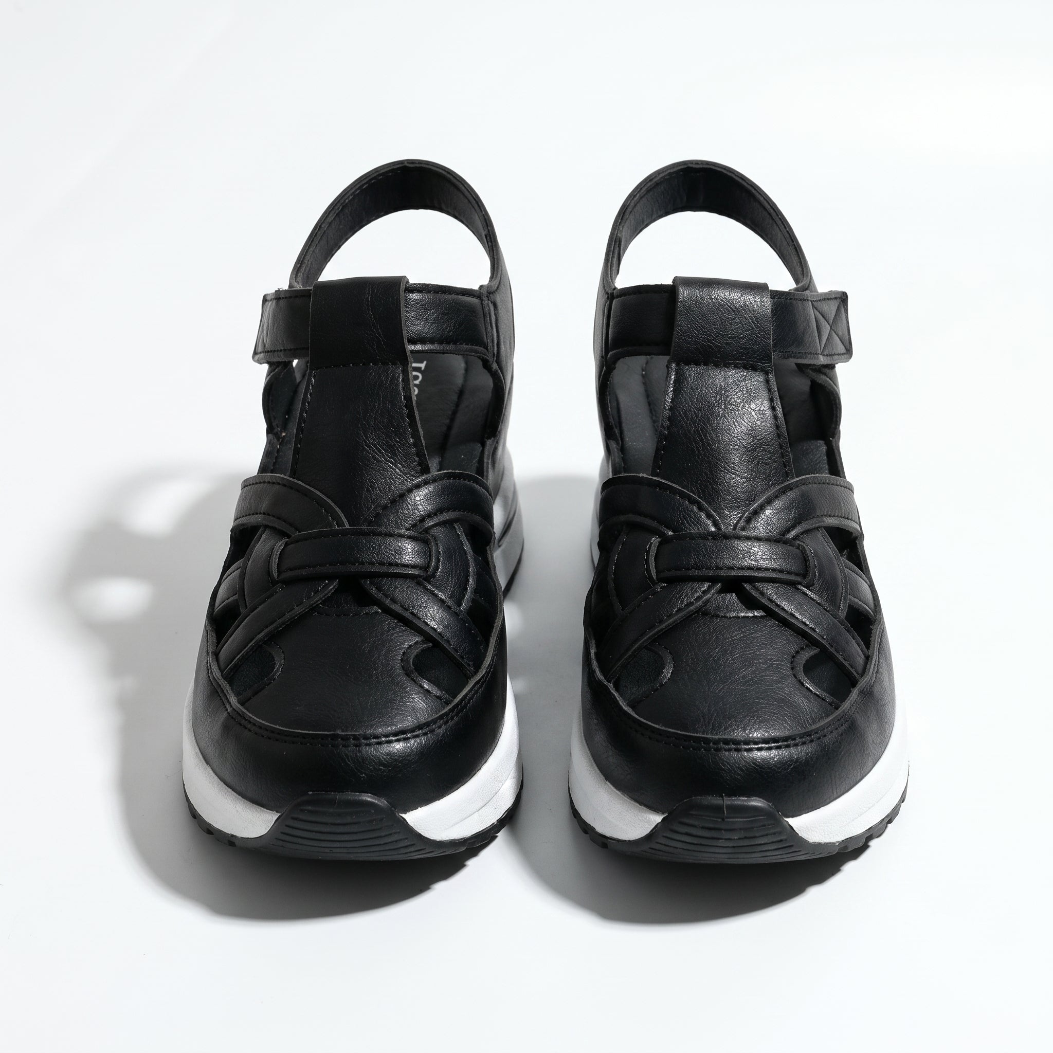 Serena - Women's Platform Sandals with Cut-Out Straps